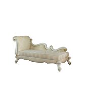 Antique pearl & fabric chaise with pillows additional photo 2 of 5