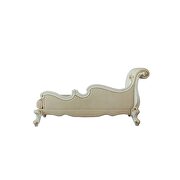 Antique pearl & fabric chaise with pillows by Acme additional picture 6