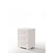 White (high gloss) accent table by Acme additional picture 2