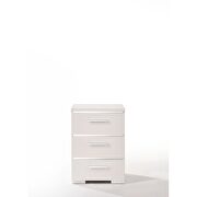 White (high gloss) accent table by Acme additional picture 5