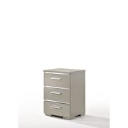 Silver accent table by Acme additional picture 2