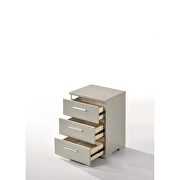 Silver accent table by Acme additional picture 4
