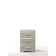 Silver accent table by Acme additional picture 5