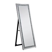 Mirrored & faux diamonds accent mirror by Acme additional picture 2