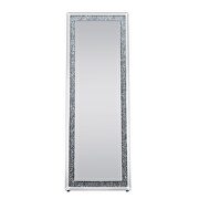 Mirrored & faux diamonds accent mirror by Acme additional picture 3