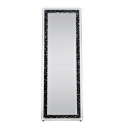 Mirrored & faux gemstones accent mirror by Acme additional picture 3