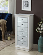 White finish armoire for jewelry by Acme additional picture 2
