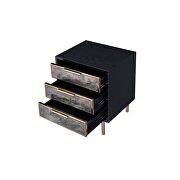 Black & champagne accent table by Acme additional picture 5