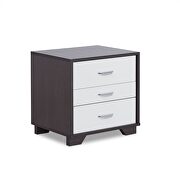 White & black accent table by Acme additional picture 2