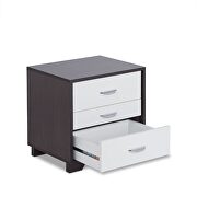 White & black accent table by Acme additional picture 3