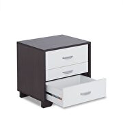 White & black accent table additional photo 3 of 4
