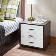 White & black accent table by Acme additional picture 5