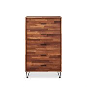 Walnut chest w 5 drawers by Acme additional picture 4