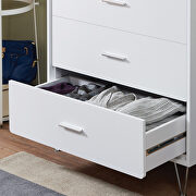 White chest w 5 drawers by Acme additional picture 7