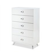 White chest w/ round handles by Acme additional picture 2