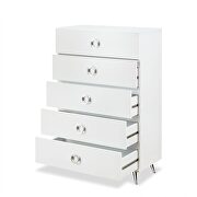 White chest w/ round handles by Acme additional picture 3