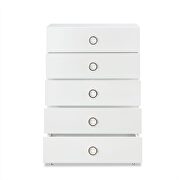 White chest w/ round handles by Acme additional picture 9