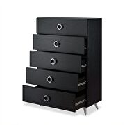 Black chest w/ round handles by Acme additional picture 3