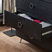 Black chest w/ round handles by Acme additional picture 8