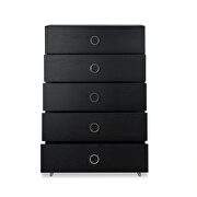 Black chest w/ round handles by Acme additional picture 9