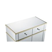 Mirrored & gold console table by Acme additional picture 7