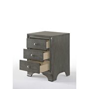 Gray oak accent table by Acme additional picture 3