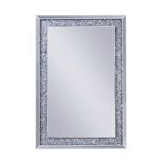 Faux diamonds wall rectangular mirror by Acme additional picture 2