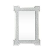Beveled accent trim stones wall mirror by Acme additional picture 2