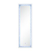 Mirrored & faux diamonds floor led mirror additional photo 5 of 5