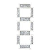 Mirrored & faux diamonds wall mirror by Acme additional picture 2