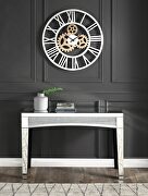 Beveled edge & round shape wall clock by Acme additional picture 2