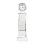 Mirrored & faux diamonds grandfather clock by Acme additional picture 3