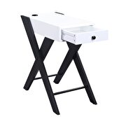 White & black side table by Acme additional picture 4