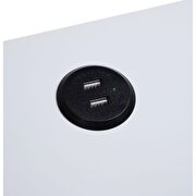 White & black side table additional photo 5 of 4