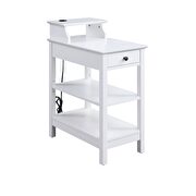 White side table in casual style by Acme additional picture 2