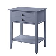 Gray side table by Acme additional picture 2
