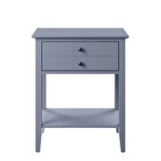 Gray side table by Acme additional picture 3