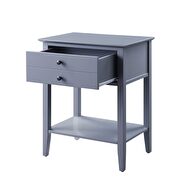 Gray side table by Acme additional picture 4