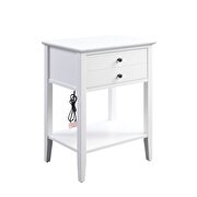 White side table by Acme additional picture 2