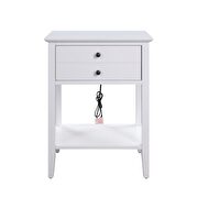 White side table by Acme additional picture 3