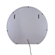 Led wall mirror w/ lights in round shape by Acme additional picture 3