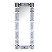 Faux diamonds & lights floor standing accent mirror by Acme additional picture 2