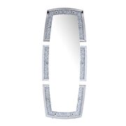 Faux diamonds accent mirror w/ side lights additional photo 2 of 2