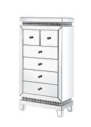 Faux crystals inlay accent cabinet by Acme additional picture 2