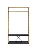 Gold & black finish metal frame hall tree by Acme additional picture 3