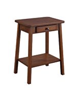 Walnut finish rectangular top accent table by Acme additional picture 2