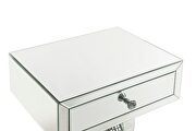 Faux square diamonds accent table w/ storage by Acme additional picture 4