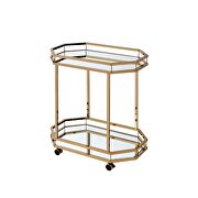 Champagne & mirror serving cart by Acme additional picture 2