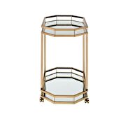 Champagne & mirror serving cart by Acme additional picture 3
