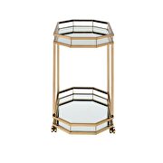 Champagne & mirror serving cart additional photo 3 of 2